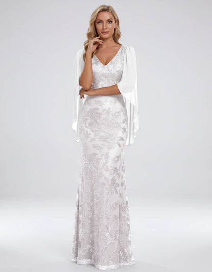 Islande Maxi Dresses — Ivory | SKU: RB-8845ac-ivory-2,RB-8845ac-ivory-4,RB-8845ac-ivory-6,RB-8845ac-ivory-8,RB-8845ac-ivory-10,RB-8845ac-ivory-12,RB-8845ac-ivory-14,RB-8845ac-ivory-16,RB-8845ac-ivory-16W,RB-8845ac-ivory-18W,RB-8845ac-ivory-20W,RB-8845ac-ivory-22W