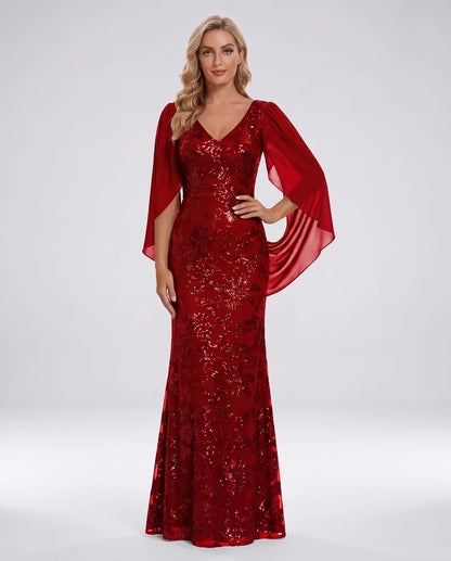 Islande Maxi Dresses — Red