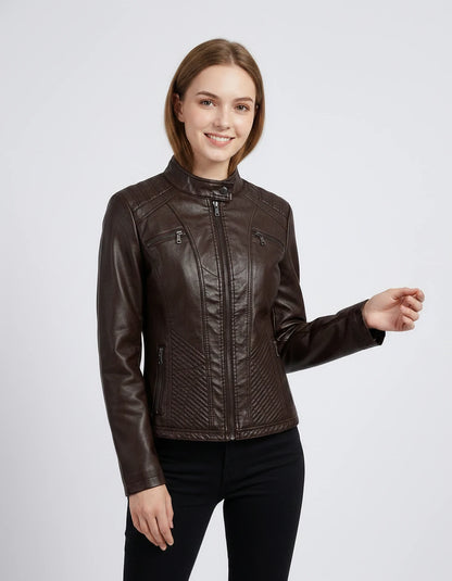 Isodora Jackets — Coffee | SKU: RB-5134db-coffee-XS,RB-5134db-coffee-S,RB-5134db-coffee-M,RB-5134db-coffee-L,RB-5134db-coffee-XL,RB-5134db-coffee-2XL