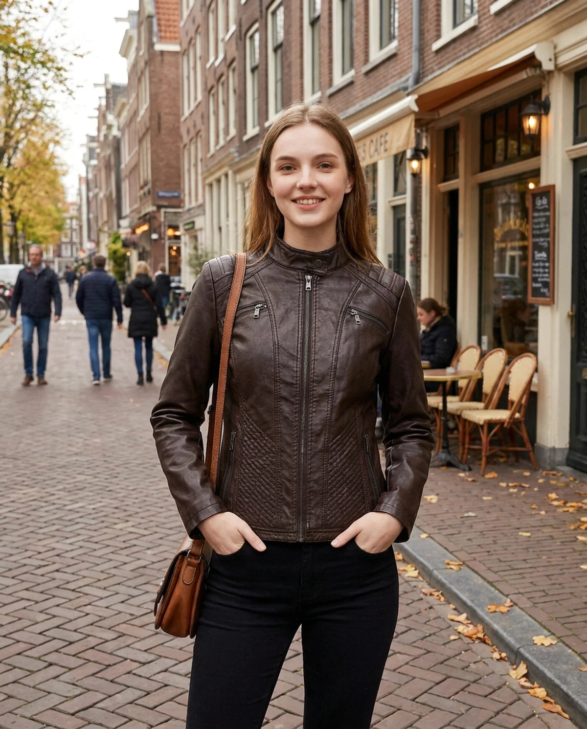 Isodora Jackets — Coffee | SKU: RB-5134db-coffee-XS,RB-5134db-coffee-S,RB-5134db-coffee-M,RB-5134db-coffee-L,RB-5134db-coffee-XL,RB-5134db-coffee-2XL
