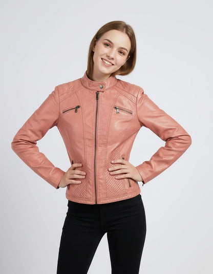 Isodora Jackets — Pink | SKU: RB-5134db-pink-XS,RB-5134db-pink-S,RB-5134db-pink-M,RB-5134db-pink-L,RB-5134db-pink-XL,RB-5134db-pink-2XL