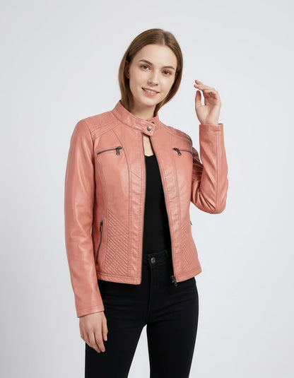 Isodora Jackets — Pink | SKU: RB-5134db-pink-XS,RB-5134db-pink-S,RB-5134db-pink-M,RB-5134db-pink-L,RB-5134db-pink-XL,RB-5134db-pink-2XL