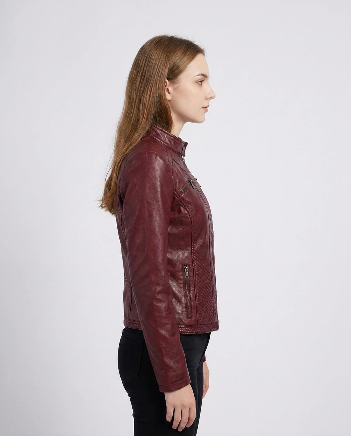 Isodora Jackets — Red wine | SKU: RB-5134db-redwine-XS,RB-5134db-redwine-S,RB-5134db-redwine-M,RB-5134db-redwine-L,RB-5134db-redwine-XL,RB-5134db-redwine-2XL