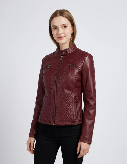 Isodora Jackets — Red wine | SKU: RB-5134db-redwine-XS,RB-5134db-redwine-S,RB-5134db-redwine-M,RB-5134db-redwine-L,RB-5134db-redwine-XL,RB-5134db-redwine-2XL