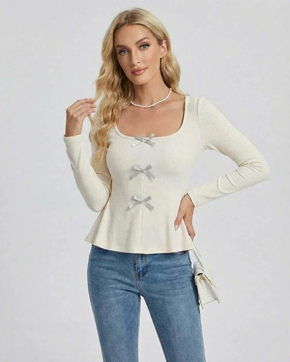 Ivory Pullover, front view | Ramblion | SKU: MP-48392-IVORY-L-9681,MP-48392-IVORY-M-8174,MP-48392-IVORY-S-2390,MP-48392-IVORY-XL-1150,MP-48392-IVORY-XS-9958