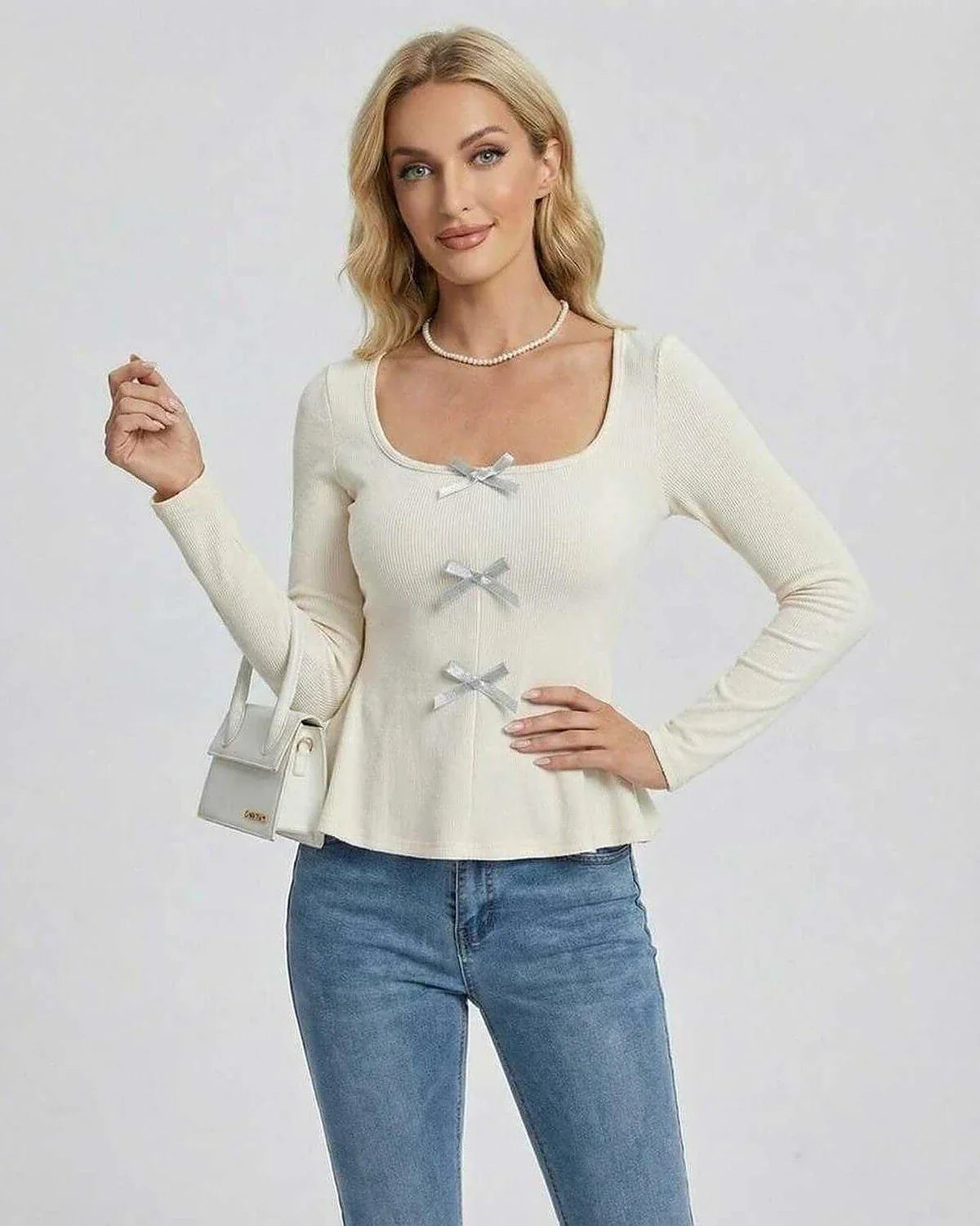 Ivory Pullover, front view | Ramblion | SKU: MP-48392-IVORY-L-9681,MP-48392-IVORY-M-8174,MP-48392-IVORY-S-2390,MP-48392-IVORY-XL-1150,MP-48392-IVORY-XS-9958