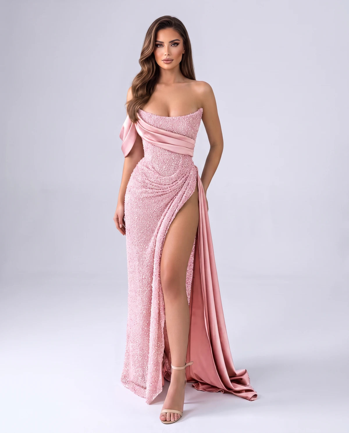 Jacaranda Maxi Dresses — Pink
