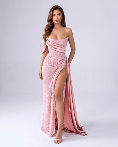 Jacaranda Maxi Dresses — Pink
