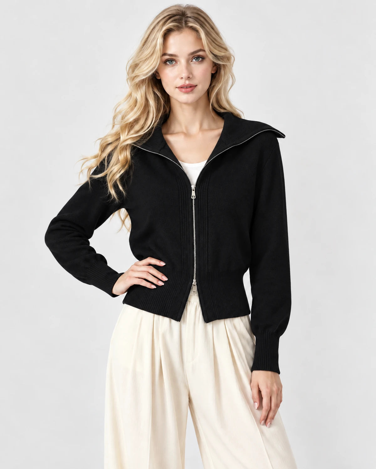 Jacintha Cardigans — Black