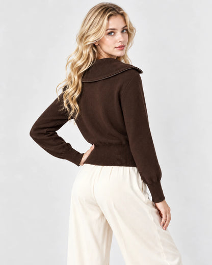 Jacintha Cardigans — Dark Brown | SKU: RB-c48f64-darkbr48-ONE SIZE