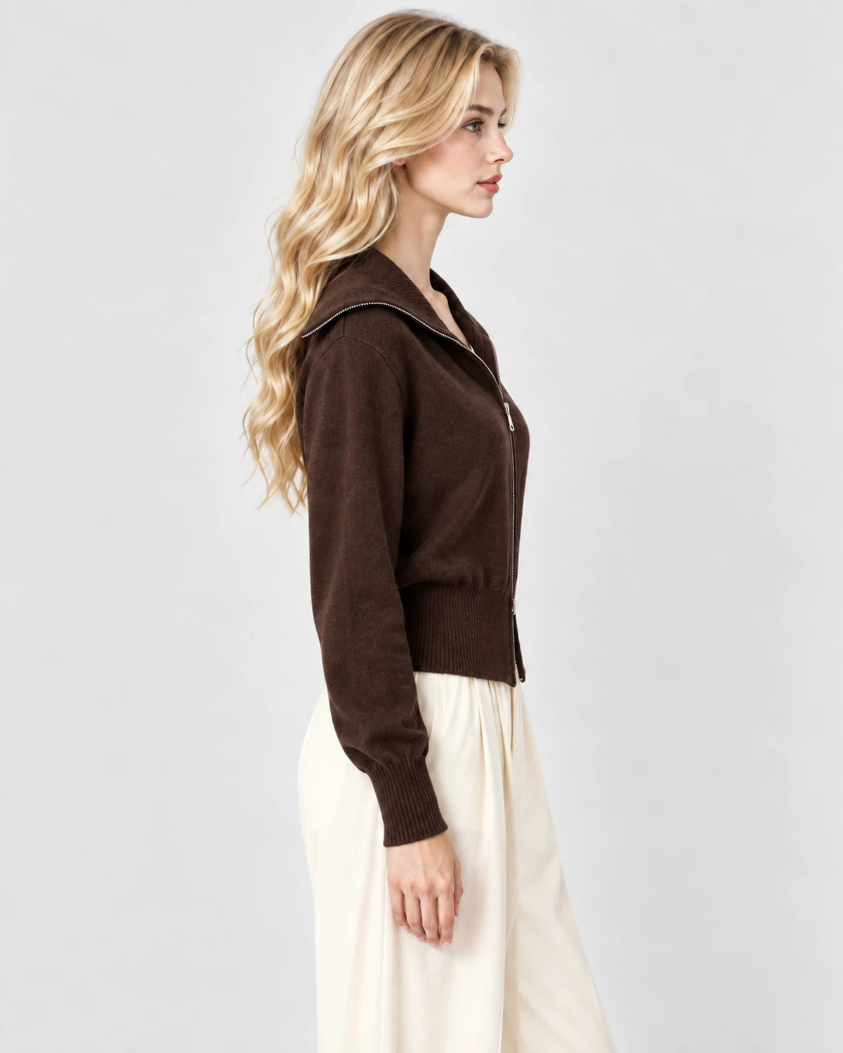 Jacintha Cardigans — Dark Brown | SKU: RB-c48f64-darkbr48-ONE SIZE