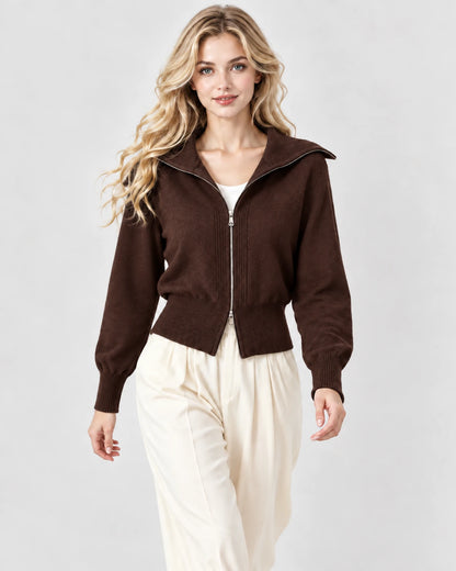 Jacintha Cardigans — Dark Brown | SKU: RB-c48f64-darkbr48-ONE SIZE
