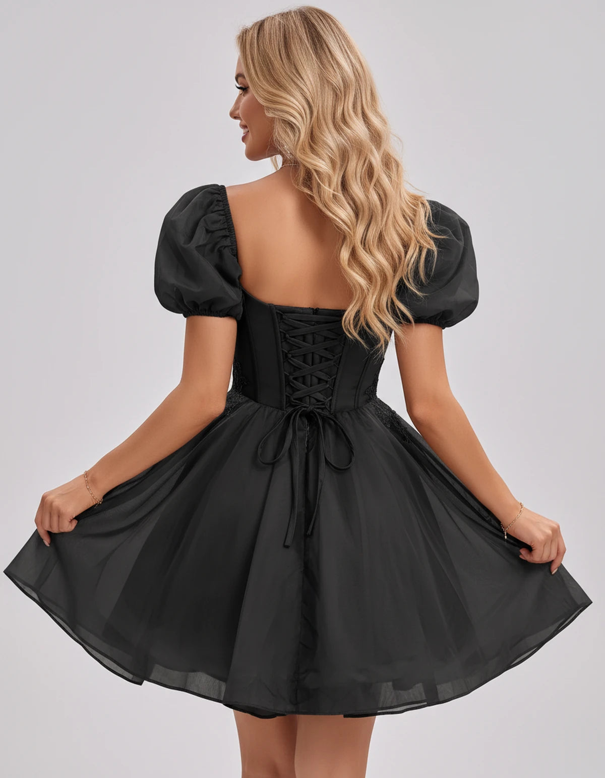 Jasminne Mini Dresses — Black | SKU: RB-1b3eb1-black-2,RB-1b3eb1-black-4,RB-1b3eb1-black-6,RB-1b3eb1-black-8,RB-1b3eb1-black-10,RB-1b3eb1-black-12,RB-1b3eb1-black-14,RB-1b3eb1-black-16,RB-1b3eb1-black-16W,RB-1b3eb1-black-18W,RB-1b3eb1-black-20W,RB-1b3eb1-black-22W