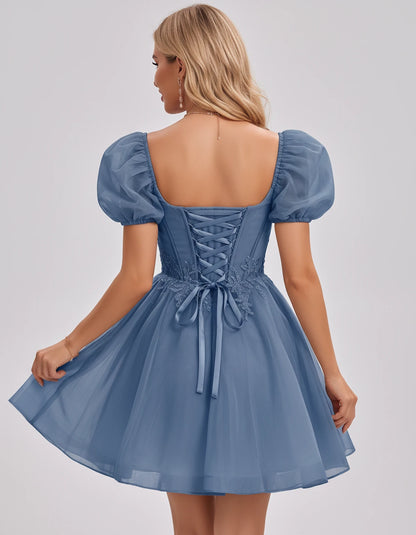 Jasminne Mini Dresses — Dusty Blue | SKU: RB-1b3eb1-dustyb76-2,RB-1b3eb1-dustyb76-4,RB-1b3eb1-dustyb76-6,RB-1b3eb1-dustyb76-8,RB-1b3eb1-dustyb76-10,RB-1b3eb1-dustyb76-12,RB-1b3eb1-dustyb76-14,RB-1b3eb1-dustyb76-16,RB-1b3eb1-dustyb76-16W,RB-1b3eb1-dustyb76-18W,RB-1b3eb1-dustyb76-20W,RB-1b3eb1-dustyb76-22W