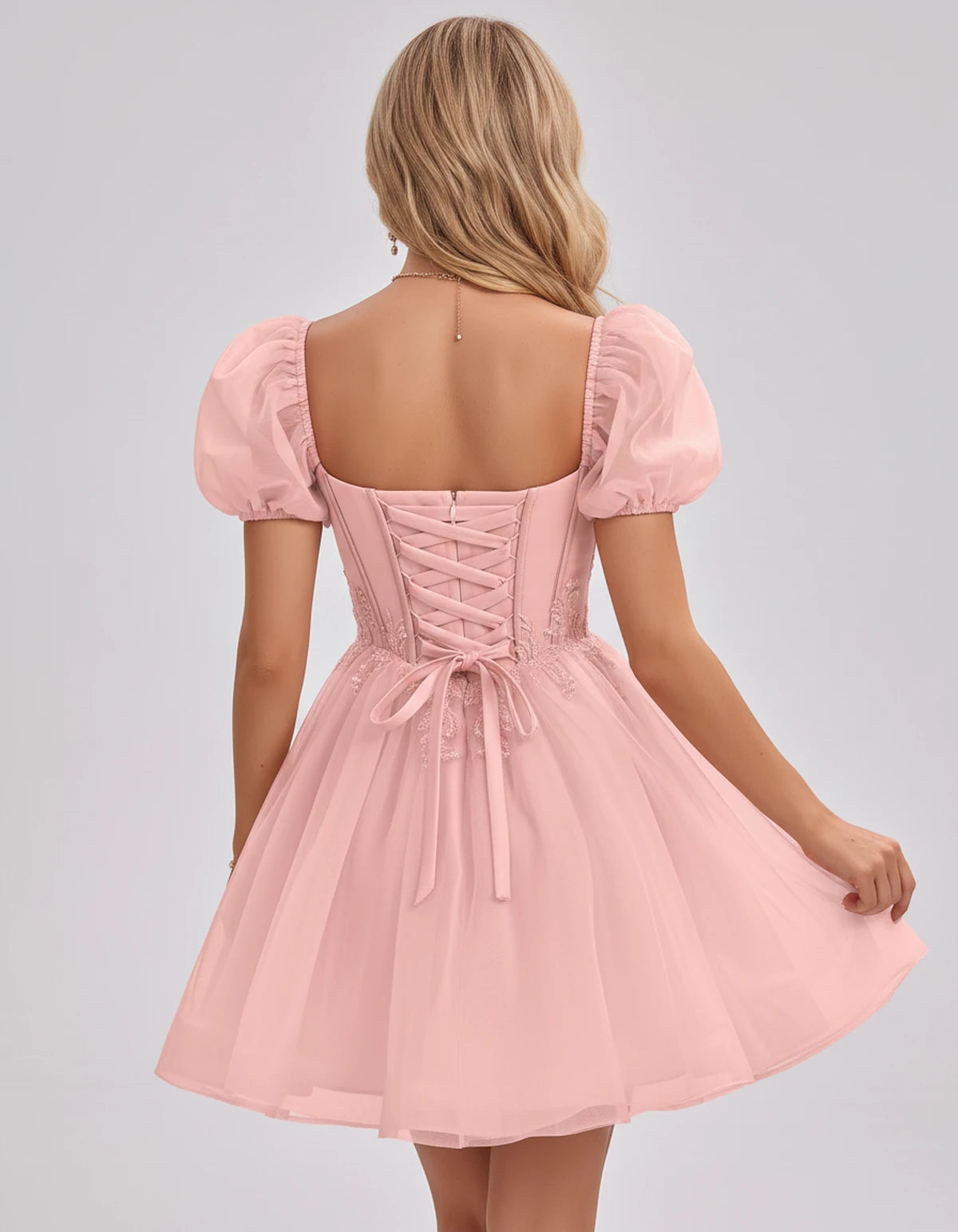 Jasminne Mini Dresses — Pink | SKU: RB-1b3eb1-pink-2,RB-1b3eb1-pink-4,RB-1b3eb1-pink-6,RB-1b3eb1-pink-8,RB-1b3eb1-pink-10,RB-1b3eb1-pink-12,RB-1b3eb1-pink-14,RB-1b3eb1-pink-16,RB-1b3eb1-pink-16W,RB-1b3eb1-pink-18W,RB-1b3eb1-pink-20W,RB-1b3eb1-pink-22W