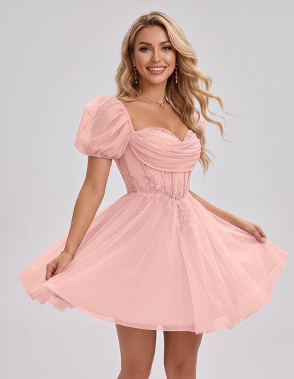 Jasminne Mini Dresses — Pink | SKU: RB-1b3eb1-pink-2,RB-1b3eb1-pink-4,RB-1b3eb1-pink-6,RB-1b3eb1-pink-8,RB-1b3eb1-pink-10,RB-1b3eb1-pink-12,RB-1b3eb1-pink-14,RB-1b3eb1-pink-16,RB-1b3eb1-pink-16W,RB-1b3eb1-pink-18W,RB-1b3eb1-pink-20W,RB-1b3eb1-pink-22W