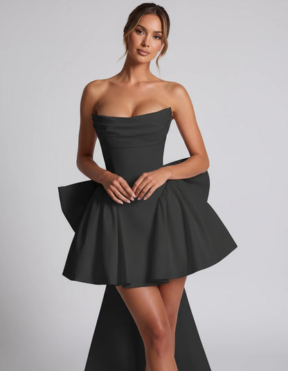 Javiera Mini Dresses — Black | SKU: RB-e356d0-black-2,RB-e356d0-black-4,RB-e356d0-black-6,RB-e356d0-black-8,RB-e356d0-black-10,RB-e356d0-black-12,RB-e356d0-black-14,RB-e356d0-black-16,RB-e356d0-black-16W,RB-e356d0-black-18W,RB-e356d0-black-20W,RB-e356d0-black-24W