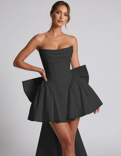 Javiera Mini Dresses — Black | SKU: RB-e356d0-black-2,RB-e356d0-black-4,RB-e356d0-black-6,RB-e356d0-black-8,RB-e356d0-black-10,RB-e356d0-black-12,RB-e356d0-black-14,RB-e356d0-black-16,RB-e356d0-black-16W,RB-e356d0-black-18W,RB-e356d0-black-20W,RB-e356d0-black-24W