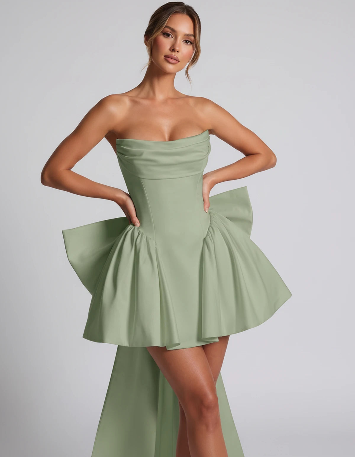 Javiera Mini Dresses — Dusty Sage | SKU: RB-e356d0-dustys97-2,RB-e356d0-dustys97-4,RB-e356d0-dustys97-6,RB-e356d0-dustys97-8,RB-e356d0-dustys97-10,RB-e356d0-dustys97-12,RB-e356d0-dustys97-14,RB-e356d0-dustys97-16,RB-e356d0-dustys97-16W,RB-e356d0-dustys97-18W,RB-e356d0-dustys97-20W,RB-e356d0-dustys97-24W