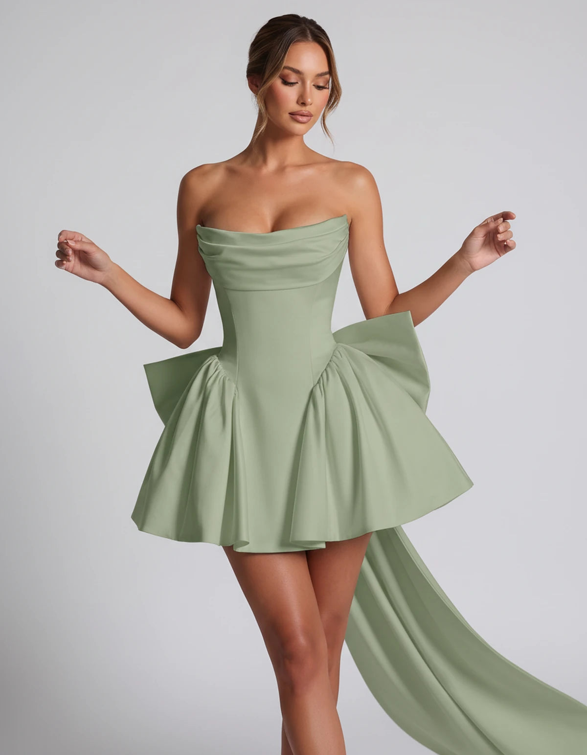 Javiera Mini Dresses — Dusty Sage | SKU: RB-e356d0-dustys97-2,RB-e356d0-dustys97-4,RB-e356d0-dustys97-6,RB-e356d0-dustys97-8,RB-e356d0-dustys97-10,RB-e356d0-dustys97-12,RB-e356d0-dustys97-14,RB-e356d0-dustys97-16,RB-e356d0-dustys97-16W,RB-e356d0-dustys97-18W,RB-e356d0-dustys97-20W,RB-e356d0-dustys97-24W