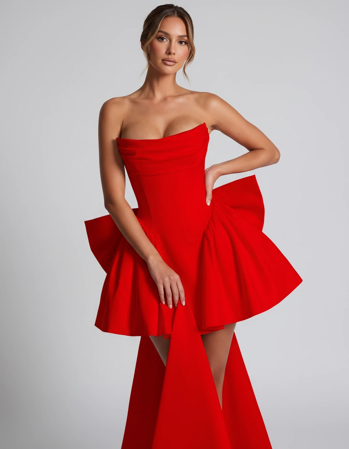 Javiera Mini Dresses — Red | SKU: RB-e356d0-red-2,RB-e356d0-red-4,RB-e356d0-red-6,RB-e356d0-red-8,RB-e356d0-red-10,RB-e356d0-red-12,RB-e356d0-red-14,RB-e356d0-red-16,RB-e356d0-red-16W,RB-e356d0-red-18W,RB-e356d0-red-20W,RB-e356d0-red-24W