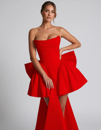 Javiera Mini Dresses — Red | SKU: RB-e356d0-red-2,RB-e356d0-red-4,RB-e356d0-red-6,RB-e356d0-red-8,RB-e356d0-red-10,RB-e356d0-red-12,RB-e356d0-red-14,RB-e356d0-red-16,RB-e356d0-red-16W,RB-e356d0-red-18W,RB-e356d0-red-20W,RB-e356d0-red-24W