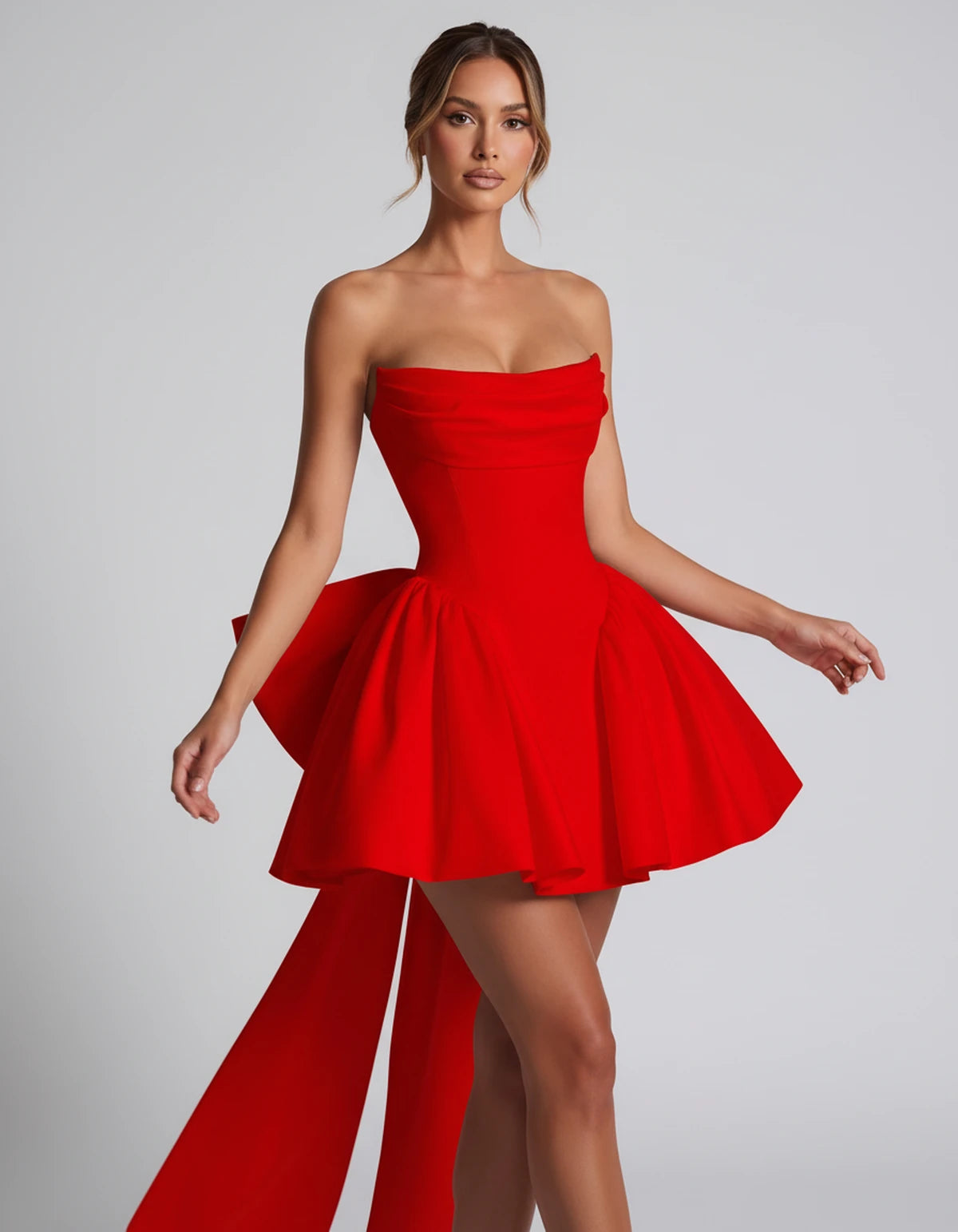 Javiera Mini Dresses — Red | SKU: RB-e356d0-red-2,RB-e356d0-red-4,RB-e356d0-red-6,RB-e356d0-red-8,RB-e356d0-red-10,RB-e356d0-red-12,RB-e356d0-red-14,RB-e356d0-red-16,RB-e356d0-red-16W,RB-e356d0-red-18W,RB-e356d0-red-20W,RB-e356d0-red-24W