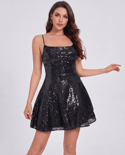 Jolanthe Mini Dress — Black