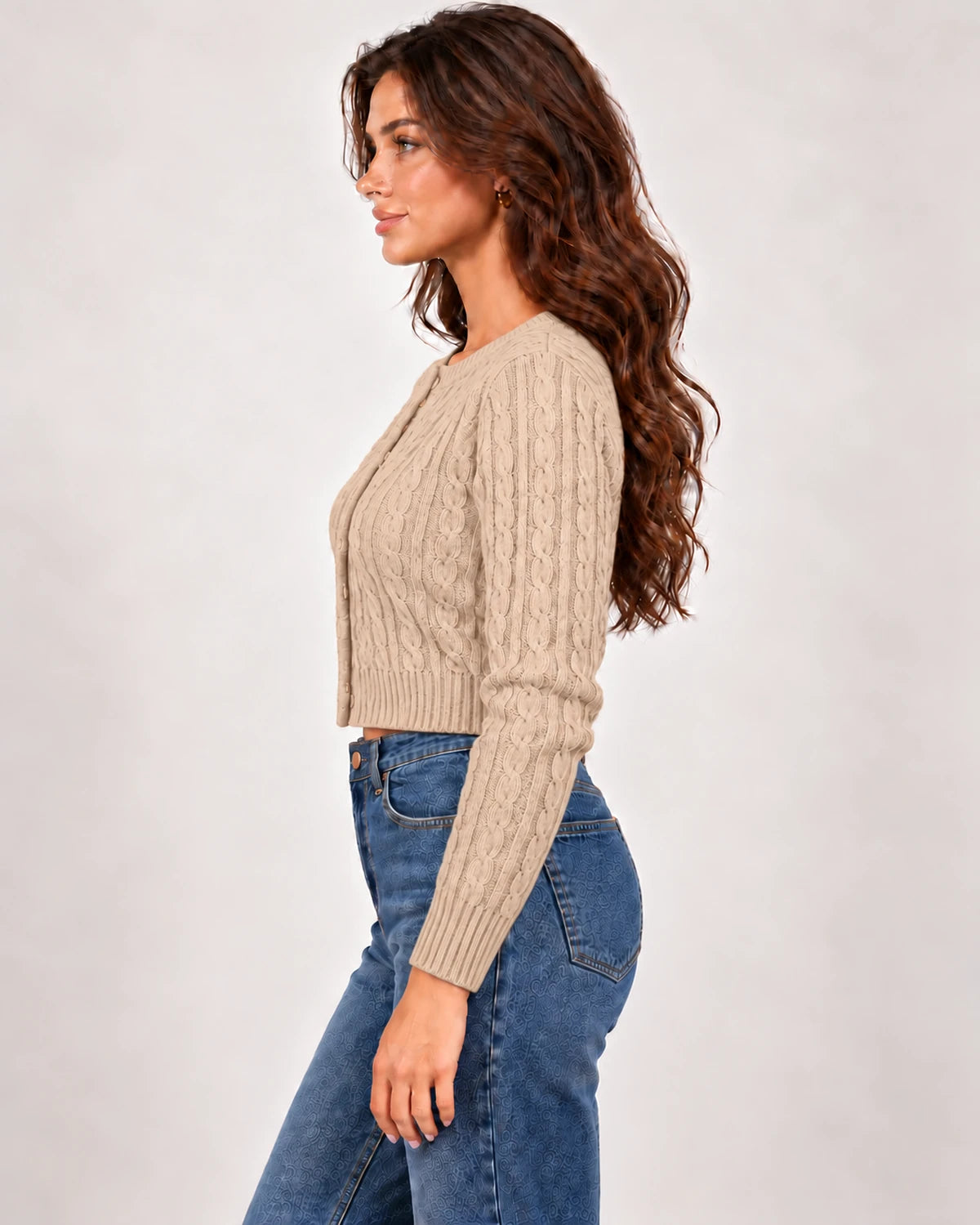 Jolivette Cardigans — Khaki | SKU: RB-44d869-khaki-ONE SIZE
