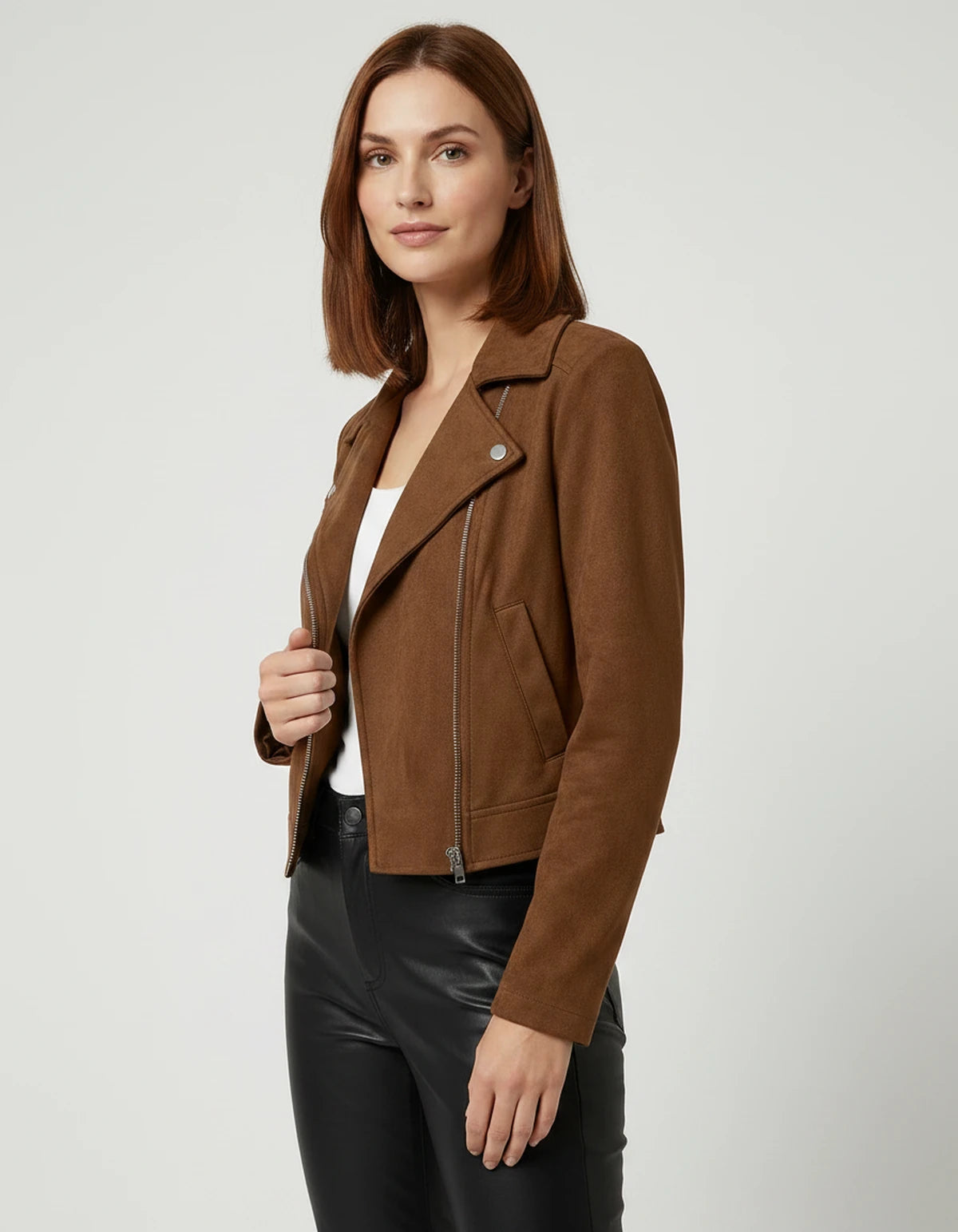 Jonquil Jacket — Coffee | SKU: RB-02b112-coffee-XS,RB-02b112-coffee-S,RB-02b112-coffee-M,RB-02b112-coffee-L,RB-02b112-coffee-XL,RB-02b112-coffee-2XL