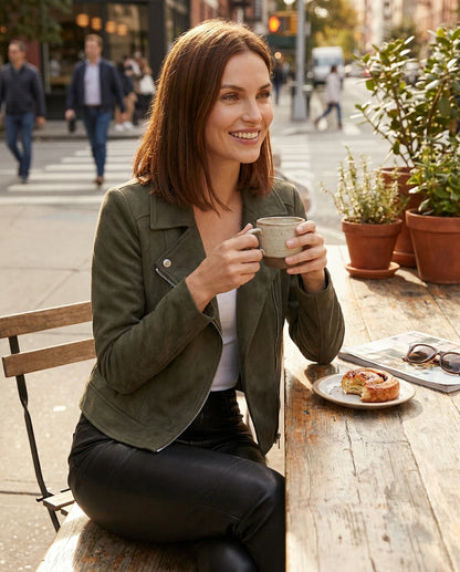 Jonquil Jacket — Green | SKU: RB-02b112-green-XS,RB-02b112-green-S,RB-02b112-green-M,RB-02b112-green-L,RB-02b112-green-XL,RB-02b112-green-2XL