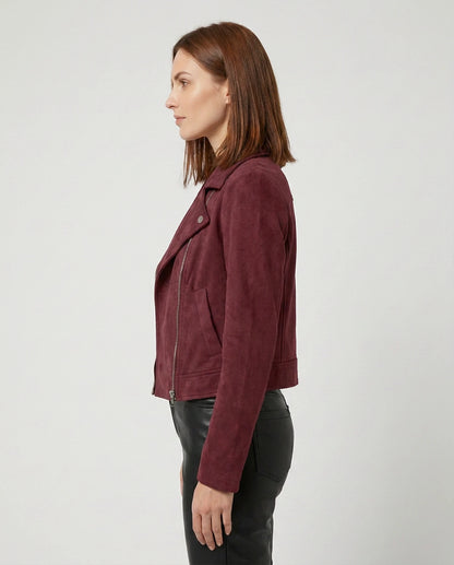 Jonquil Jacket — Wine Red | SKU: RB-02b112-winered-XS,RB-02b112-winered-S,RB-02b112-winered-M,RB-02b112-winered-L,RB-02b112-winered-XL,RB-02b112-winered-2XL