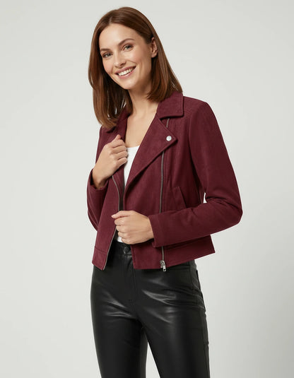 Jonquil Jacket — Wine Red | SKU: RB-02b112-winered-XS,RB-02b112-winered-S,RB-02b112-winered-M,RB-02b112-winered-L,RB-02b112-winered-XL,RB-02b112-winered-2XL