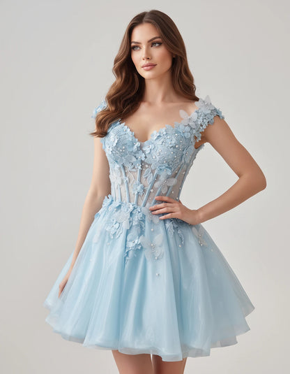 Juniperra Mini Dresses — Blue | SKU: RB-9fda70-blue-2,RB-9fda70-blue-4,RB-9fda70-blue-6,RB-9fda70-blue-8,RB-9fda70-blue-10,RB-9fda70-blue-12,RB-9fda70-blue-14,RB-9fda70-blue-16,RB-9fda70-blue-16W,RB-9fda70-blue-18W,RB-9fda70-blue-20W,RB-9fda70-blue-22W
