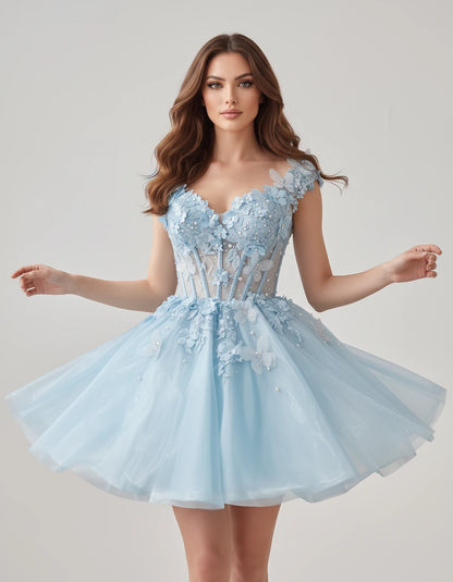Juniperra Mini Dresses — Blue | SKU: RB-9fda70-blue-2,RB-9fda70-blue-4,RB-9fda70-blue-6,RB-9fda70-blue-8,RB-9fda70-blue-10,RB-9fda70-blue-12,RB-9fda70-blue-14,RB-9fda70-blue-16,RB-9fda70-blue-16W,RB-9fda70-blue-18W,RB-9fda70-blue-20W,RB-9fda70-blue-22W