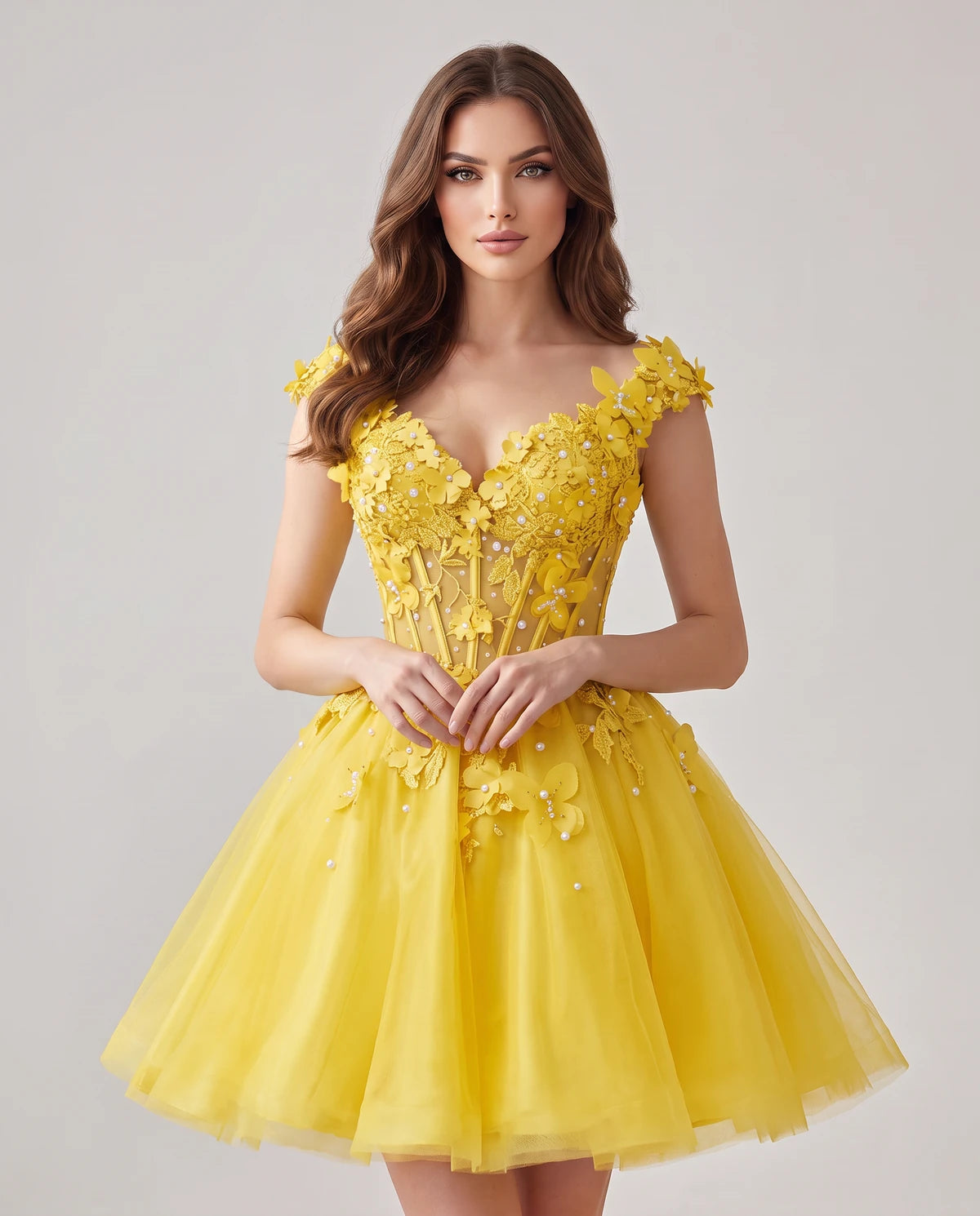 Juniperra Mini Dresses — Gold