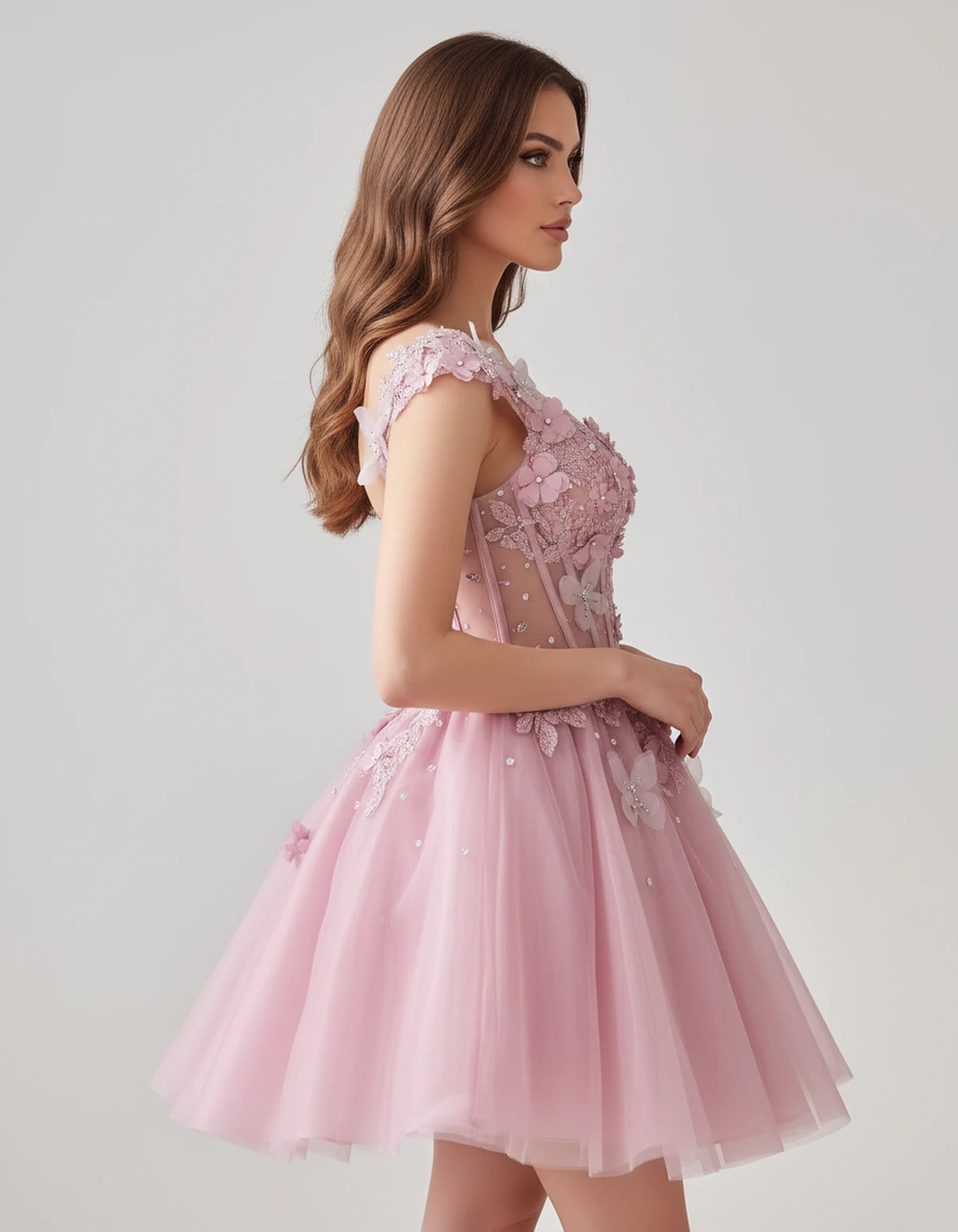 Juniperra Mini Dresses — Pink | SKU: RB-9fda70-pink-2,RB-9fda70-pink-4,RB-9fda70-pink-6,RB-9fda70-pink-8,RB-9fda70-pink-10,RB-9fda70-pink-12,RB-9fda70-pink-14,RB-9fda70-pink-16,RB-9fda70-pink-16W,RB-9fda70-pink-18W,RB-9fda70-pink-20W,RB-9fda70-pink-22W
