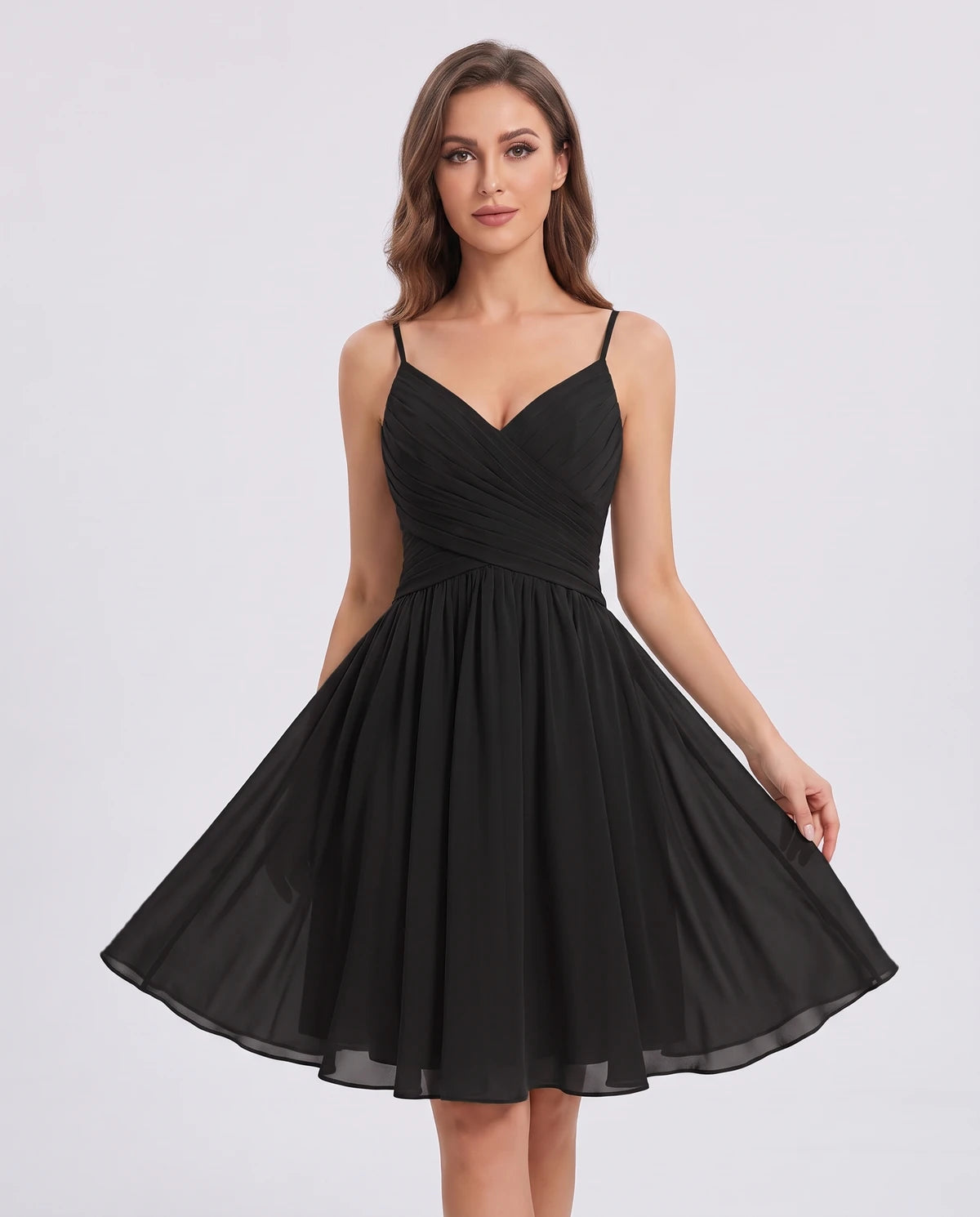 Justine Mini Dresses — Black