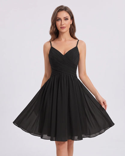Justine Mini Dresses — Black
