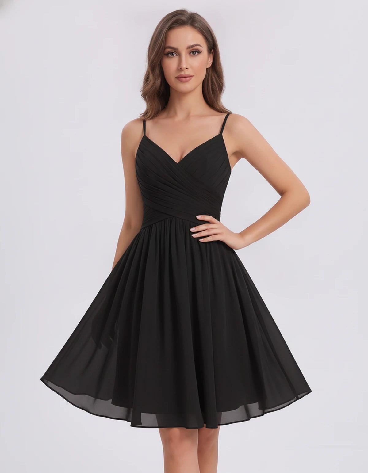 Justine Mini Dresses — Black | SKU: RB-d4661d-black-2,RB-d4661d-black-4,RB-d4661d-black-6,RB-d4661d-black-8,RB-d4661d-black-10,RB-d4661d-black-12,RB-d4661d-black-14,RB-d4661d-black-16,RB-d4661d-black-16W,RB-d4661d-black-18W,RB-d4661d-black-20W,RB-d4661d-black-22W