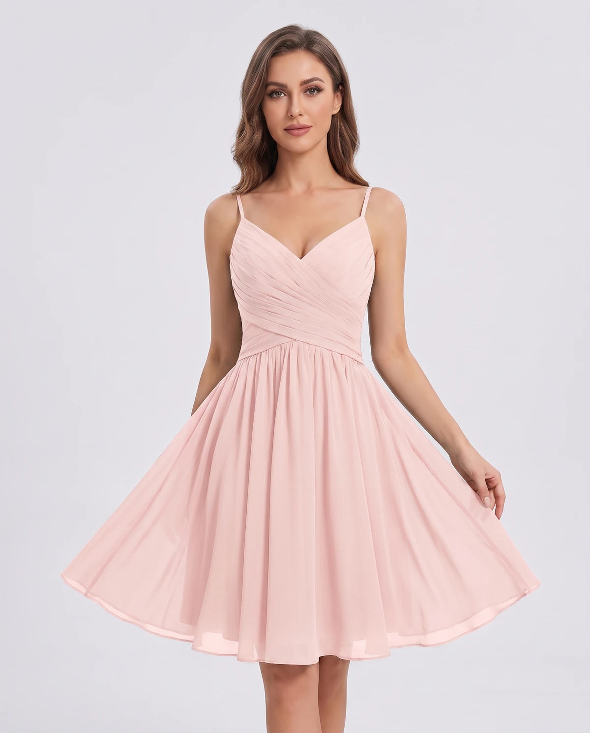 Justine Mini Dresses — Pink
