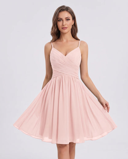 Justine Mini Dresses — Pink