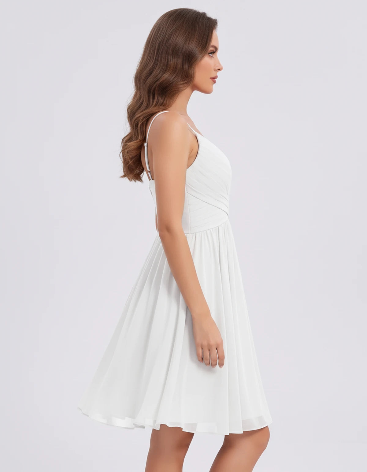 Justine Mini Dresses — White | SKU: RB-d4661d-white-2,RB-d4661d-white-4,RB-d4661d-white-6,RB-d4661d-white-8,RB-d4661d-white-10,RB-d4661d-white-12,RB-d4661d-white-14,RB-d4661d-white-16,RB-d4661d-white-16W,RB-d4661d-white-18W,RB-d4661d-white-20W,RB-d4661d-white-22W