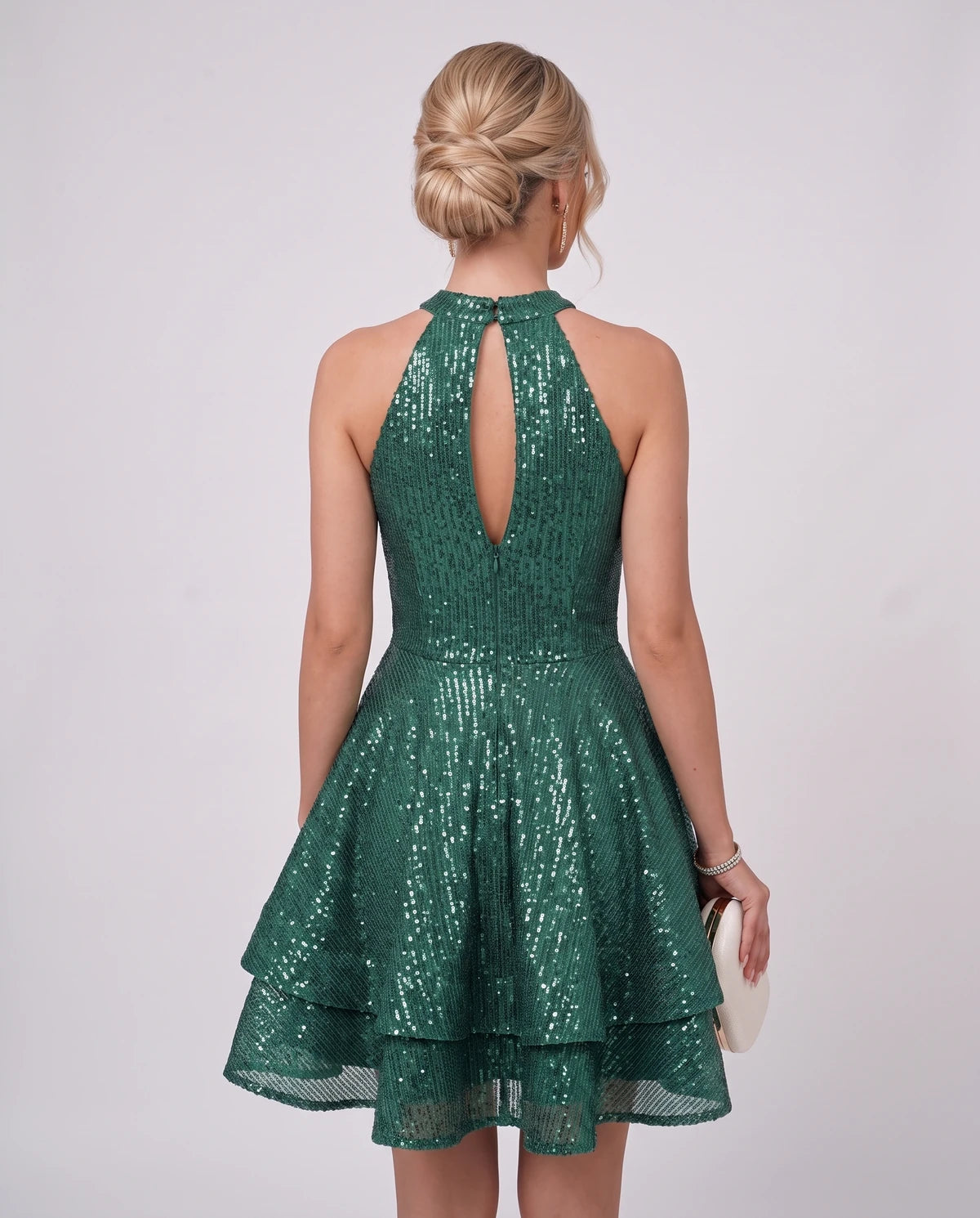 Kassandre Mini Dresses — Green | SKU: RB-8baaae-green-2,RB-8baaae-green-4,RB-8baaae-green-6,RB-8baaae-green-8,RB-8baaae-green-10,RB-8baaae-green-12,RB-8baaae-green-14,RB-8baaae-green-16,RB-8baaae-green-16W,RB-8baaae-green-18W,RB-8baaae-green-20W,RB-8baaae-green-22W