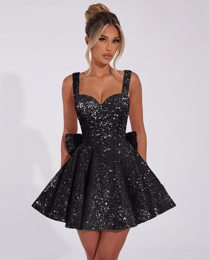 Katerine Mini Dresses — Black