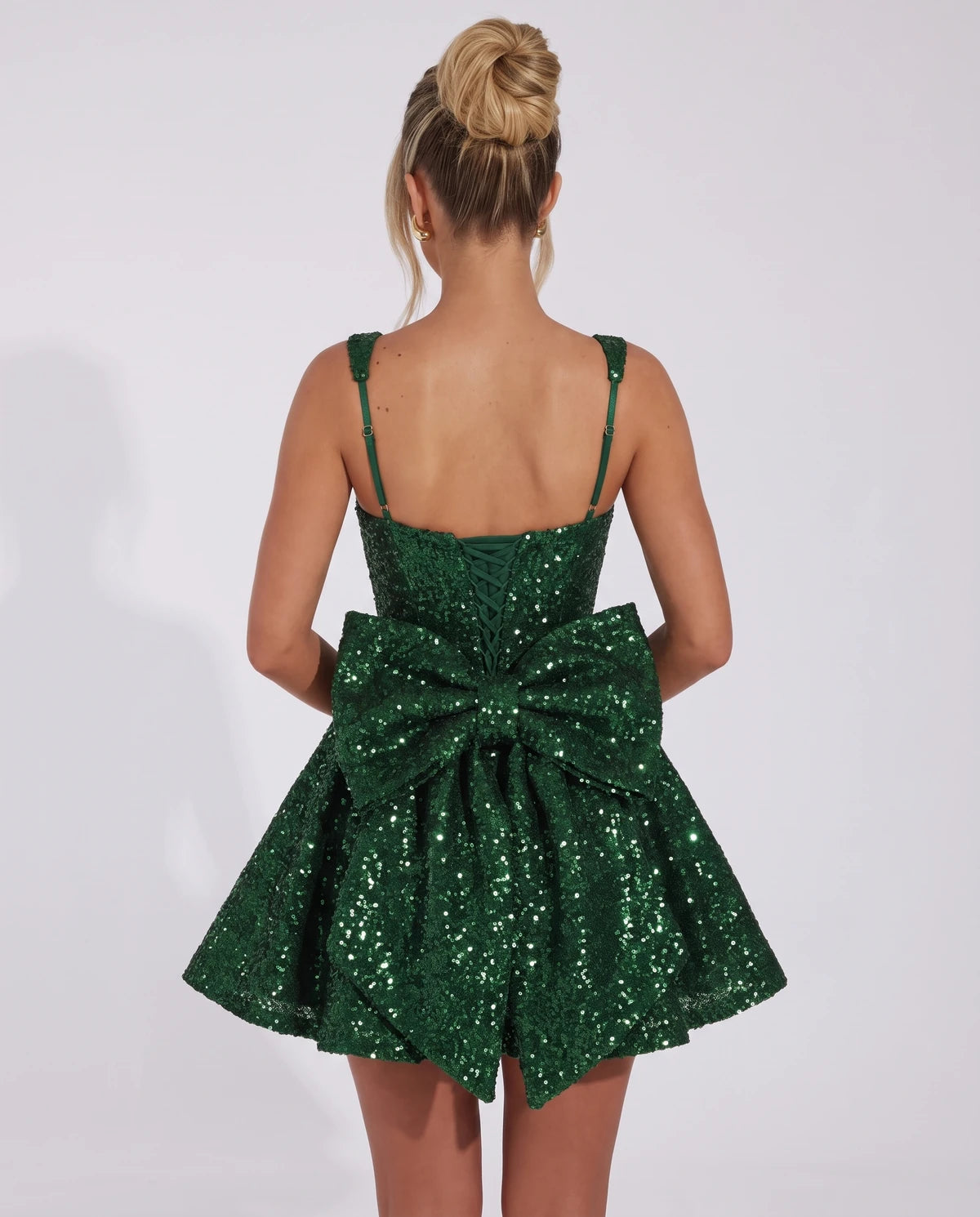 Katerine Mini Dresses — Green | SKU: RB-81b11d-green-2,RB-81b11d-green-4,RB-81b11d-green-6,RB-81b11d-green-8,RB-81b11d-green-10,RB-81b11d-green-12,RB-81b11d-green-14,RB-81b11d-green-16,RB-81b11d-green-16W,RB-81b11d-green-18W,RB-81b11d-green-20W,RB-81b11d-green-22W