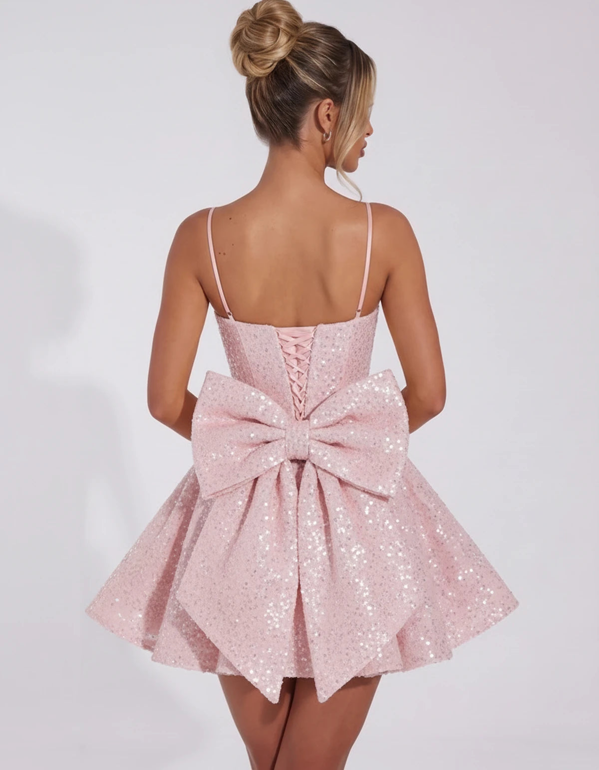 Katerine Mini Dresses — Pink | SKU: RB-81b11d-pink-2,RB-81b11d-pink-4,RB-81b11d-pink-6,RB-81b11d-pink-8,RB-81b11d-pink-10,RB-81b11d-pink-12,RB-81b11d-pink-14,RB-81b11d-pink-16,RB-81b11d-pink-16W,RB-81b11d-pink-18W,RB-81b11d-pink-20W,RB-81b11d-pink-22W