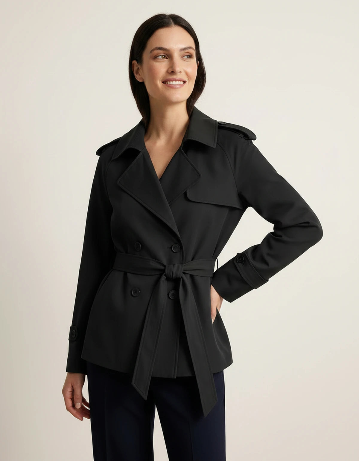 Katharine Jackets — Black | SKU: RB-209764-black-XS,RB-209764-black-S,RB-209764-black-M,RB-209764-black-L