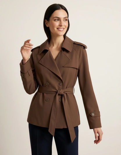 Katharine Jackets — Brown | SKU: RB-209764-brown-XS,RB-209764-brown-S,RB-209764-brown-M,RB-209764-brown-L