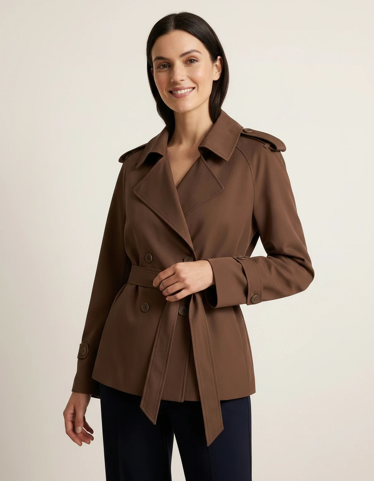 Katharine Jackets — Brown | SKU: RB-209764-brown-XS,RB-209764-brown-S,RB-209764-brown-M,RB-209764-brown-L